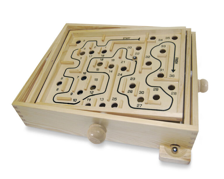 Ideal Games - Wooden Labyrinth - R Exclusive