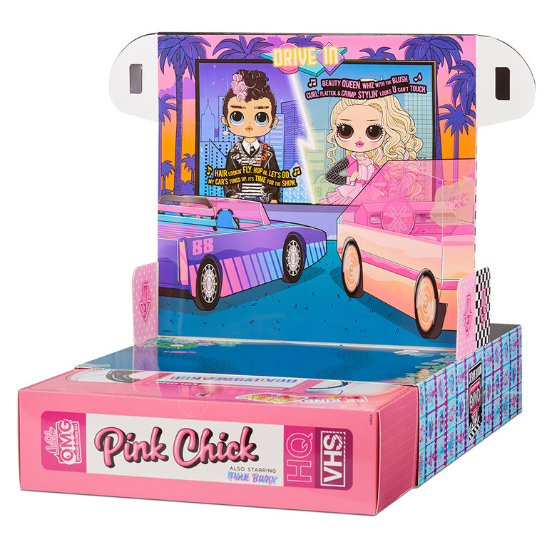 LOL Surprise OMG Movie Magic Fashion Dolls 2-Pack Tough Dude and Pink Chick with 25 Surprises