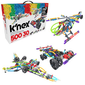 K'NEX Classics 500 pièces/ 30 ensemble de construction de modèles - ailes et roues