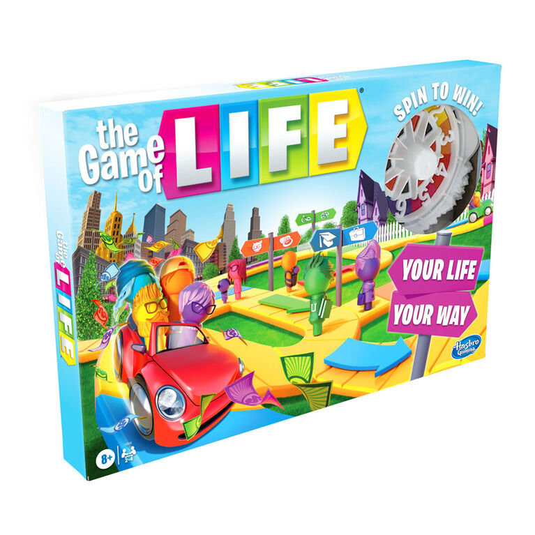 The Game of Life Game, Family Board Game for 2-4 Players, Indoor Game (English)