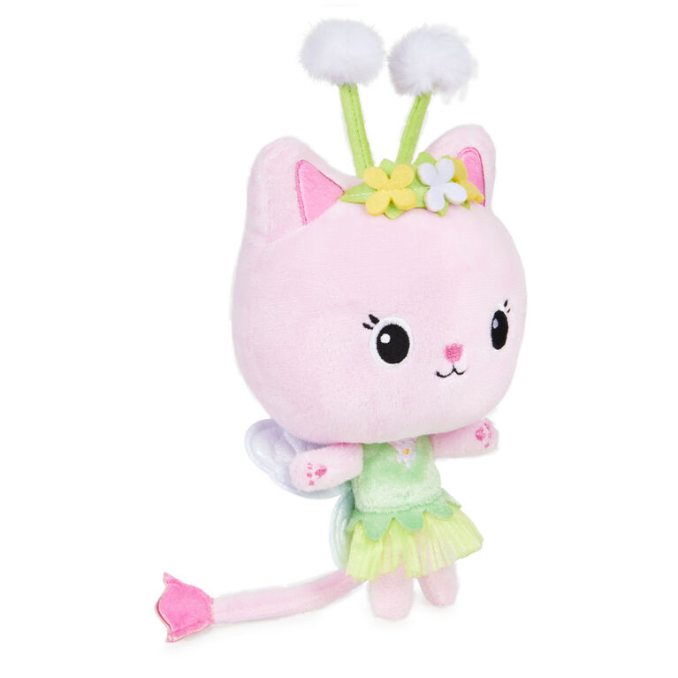 DreamWorks Gabby's Dollhouse, 7-inch Kitty Fairy Purr-ific Plush Toy