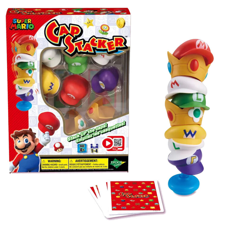 Super Mario Cap Tower Balancing Game