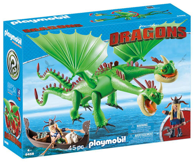 Playmobil - How To Train Your Dragon - Ruffnut and Tuffnut with Barf and Belch