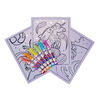 Ensemble feuilles et marqueurs Scintillant Crayola - Licornes