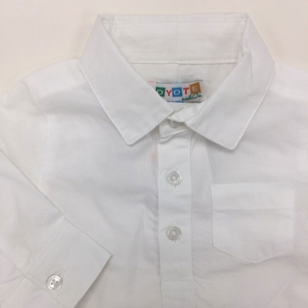 12 month white button up shirt