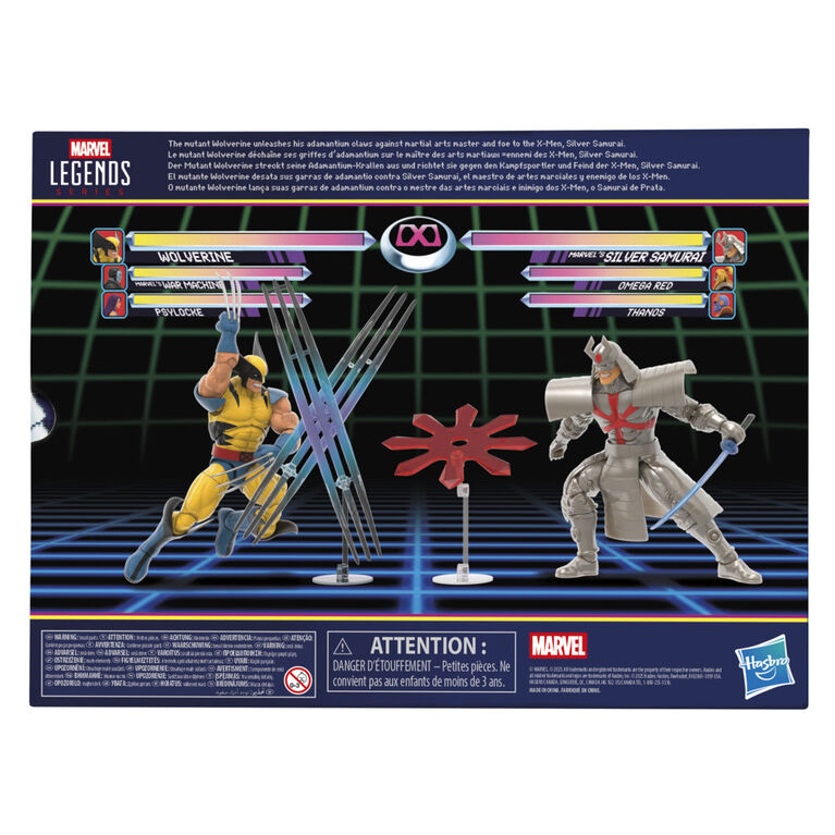 Marvel Legends Series Gamerverse Wolverine vs Marvel's Silver Samurai Action Figure Collectibles Marvel Legends Series Gamerverse Wolverine vs Marvel's Silver Samurai Action Figure Collectibles
