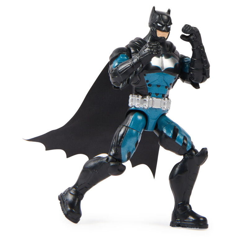 DC Comics, Figurine articul&eacute;e Batman de 10 cm avec 3 accessoires myst&egrave;re