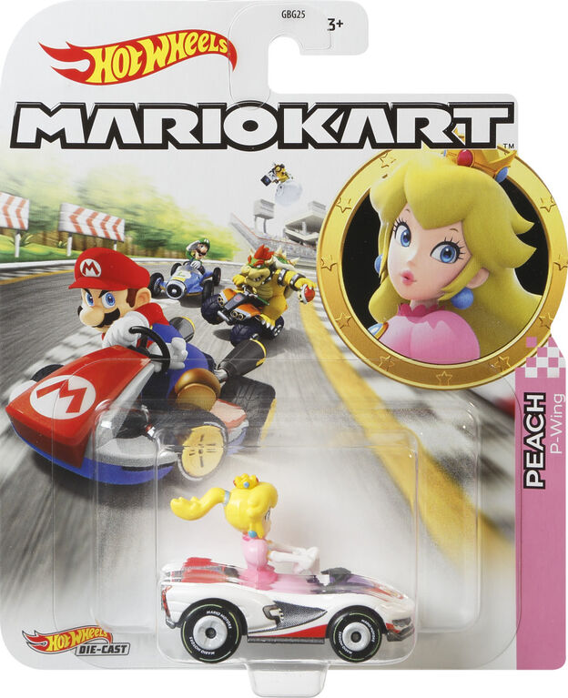 Hot Wheels Mariokart Peach P-Wing Vehicle