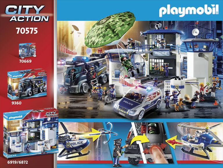 Playmobil - Helicopter Pursuit with Runawa