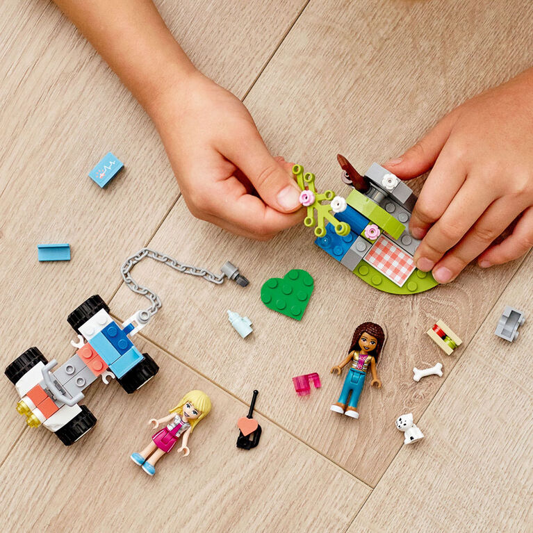 LEGO Friends Le buggy de sauvetage de la clinique vétérinaire 41442 (100 pièces)