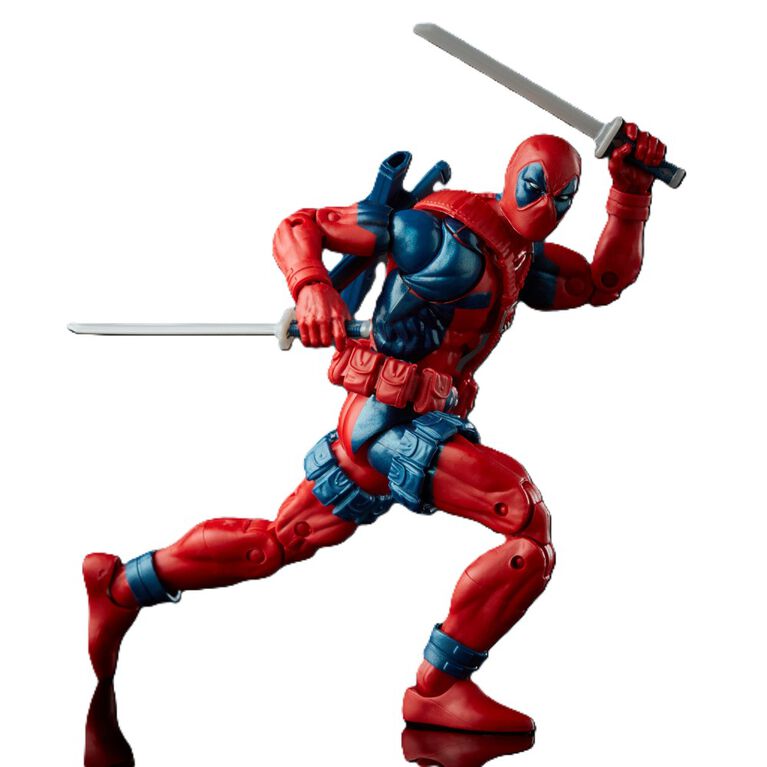 Marvel Legends Series Deadpool, Marvel Comics Uncanny X-Men Retro Collectible 6 Inch Action Figure - English Edition