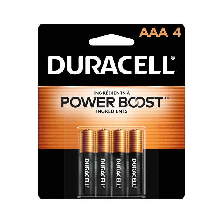 Duracell - Coppertop AAA Alkaline Batteries - 4 Pack