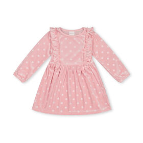 Rococo Velour Dress Pink