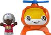 Fisher-Price Little People Helicopter Toy and Pilot Figure Set for Toddlers, 2 Pieces