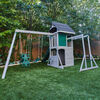 KidKraft River Canyon Wooden Swing Set / Playset with Slide, Glider and Monkey Bars