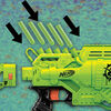 Blaster Nerf Zombie Strike Ghoulgrinder - roue 10 fléchettes rotative, inclut 10 fléchettes Nerf Zombie Strike Elite officielles