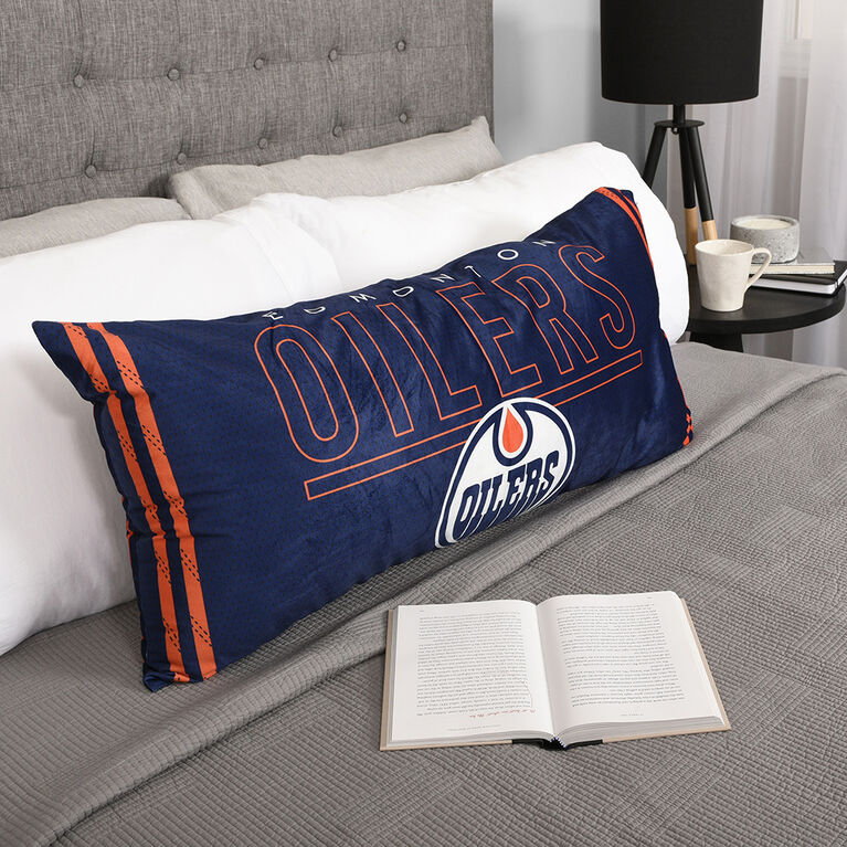 NHL Edmonton Oilers Body Pillow, 18" x 36" Toys R Us Canada
