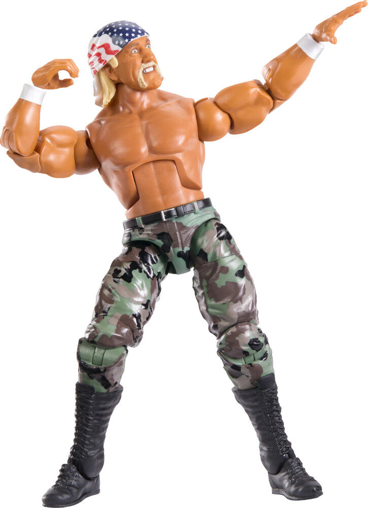 WWE Elite Action Figure SummerSlam Hulk Hogan with Build A Figure