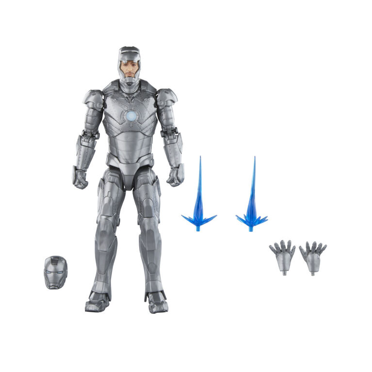 Hasbro Marvel Legends Series Iron Man Mark II, Iron Man 6 Inch Marvel Legends Action Figures