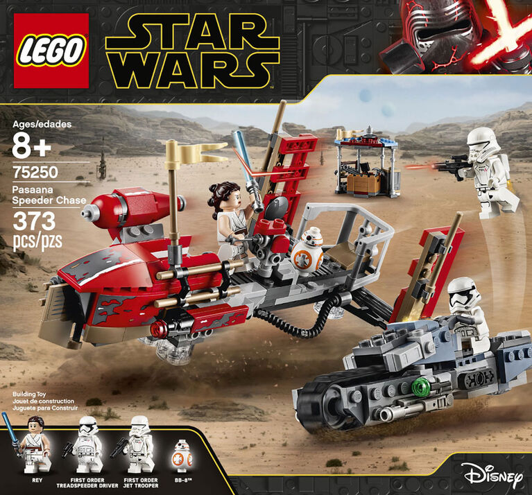 LEGO Star Wars  La course-poursuite en speeder sur Pasaa 75250