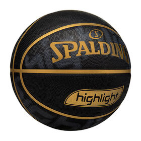 Ballon de basket-ball en caoutchouc Spalding Highlight de tailles 7 / 29,5 po Taille 7 (29,5 po)