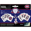 Masterpieces Puzzle Company Montreal Canadiens Two Decks Of Playing Cards & Dice Set Card Game