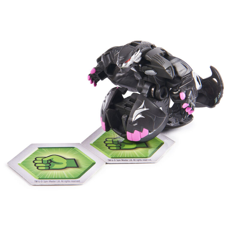 Bakugan Evolutions, Wrath, Figurine articulée de 5,1 cm et carte à collectionner