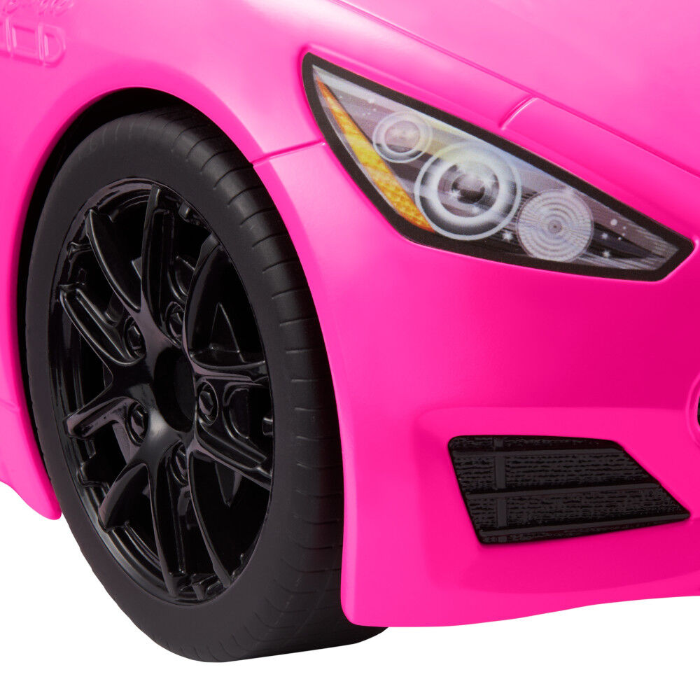 Barbie pink online convertible car