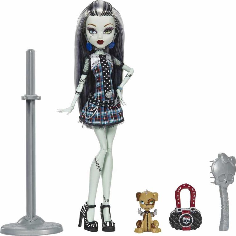 Monster High Frankie Stein Reproduction Doll with Doll Stand & Accessories