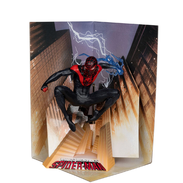 Marvel Spider-Man 1:10th Scale Collectible with Scene (Miles Morales: Spider-Man #1)