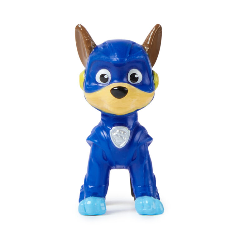 PAW Patrol : La Super Patrouille le film, Figurines Pup Squad, Chase Super-Chiots, Figurines à collectionner Pat'Patrouille
