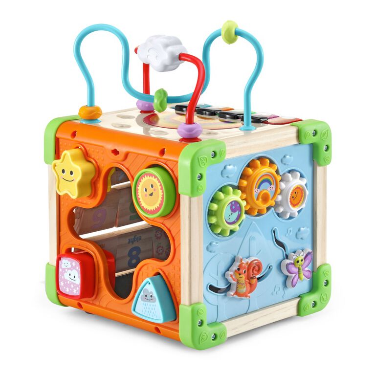 LeapFrog Touch and Learn Wooden Activity Cube - TRU Exclusive - English Edition