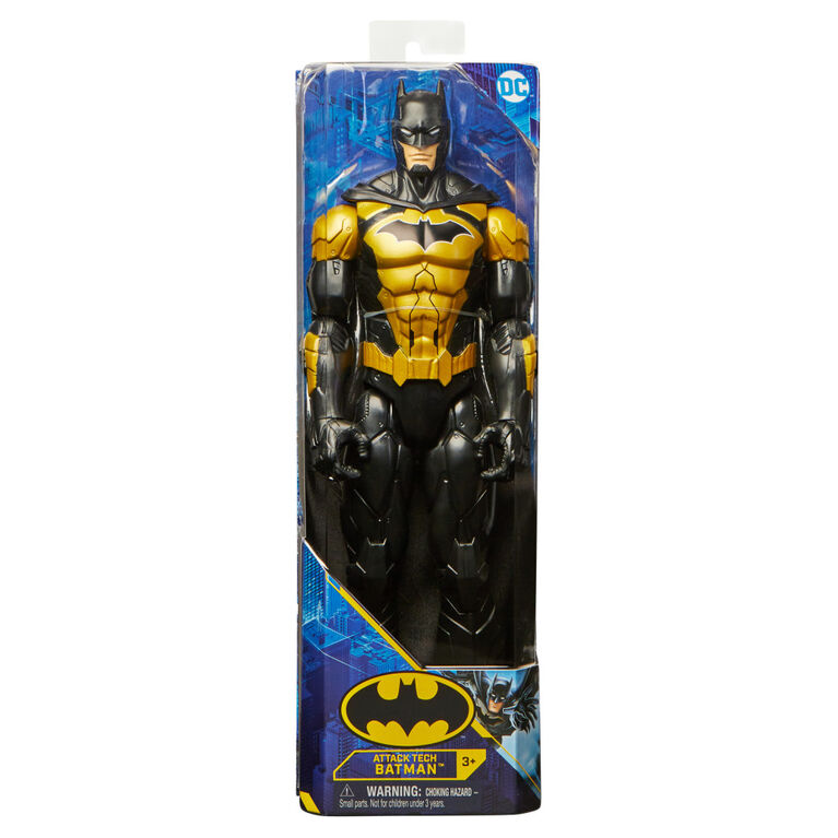 Batman 12-inch Attack Tech Batman Action Figure (Black Suit)