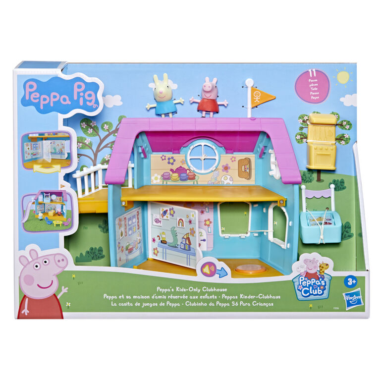 Peppa Pig Clubhouse Playset Toy - French Version