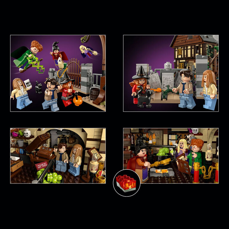 LEGO Ideas Disney Hocus Pocus: The Sanderson Sisters' Cottage 21341 (2,316 Pieces)