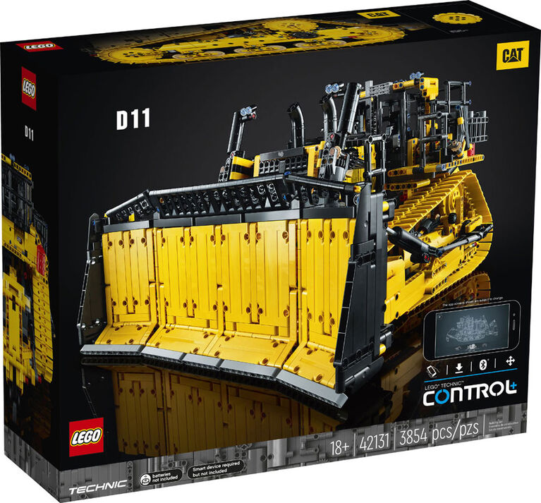 LEGO Technic App-Controlled Cat D11 Bulldozer 42131 (3854 pieces)