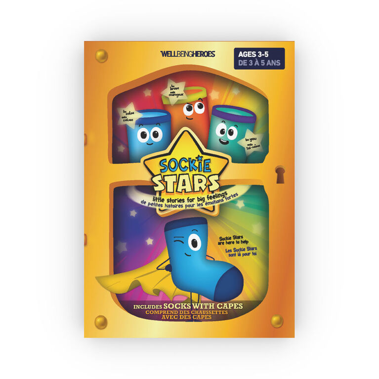 Wellbeing Heroes' Sockie Stars - Age 3-5 - English Edition