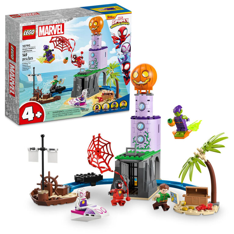 LEGO Marvel L'équipe de Spider-Man au phare du Bouffon Vert 10790 (149 pièces)