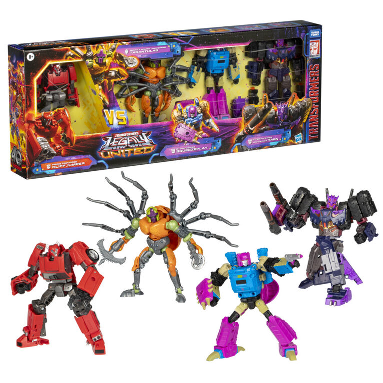 Transformers Legacy United Versus Multipack, 4 Converting Action Figures