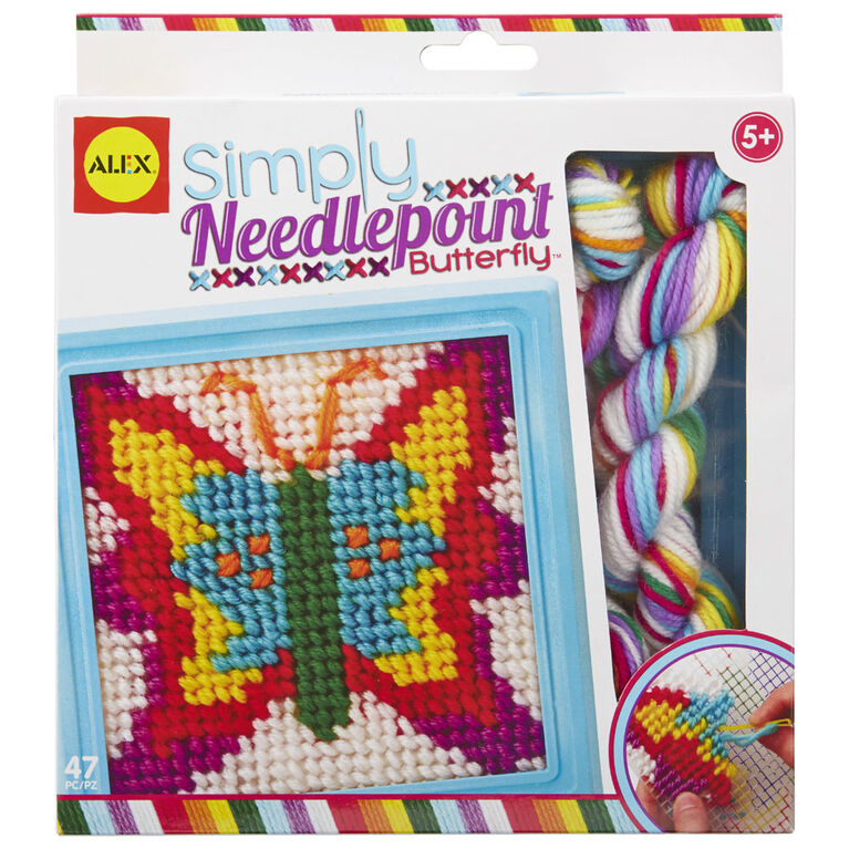 ALEX Simply Needlepoint Butterfly English Edition Toys R Us Canada