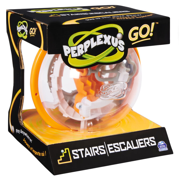 Perplexus GO! Stairs, Compact Challenging Puzzle Maze Skill Game