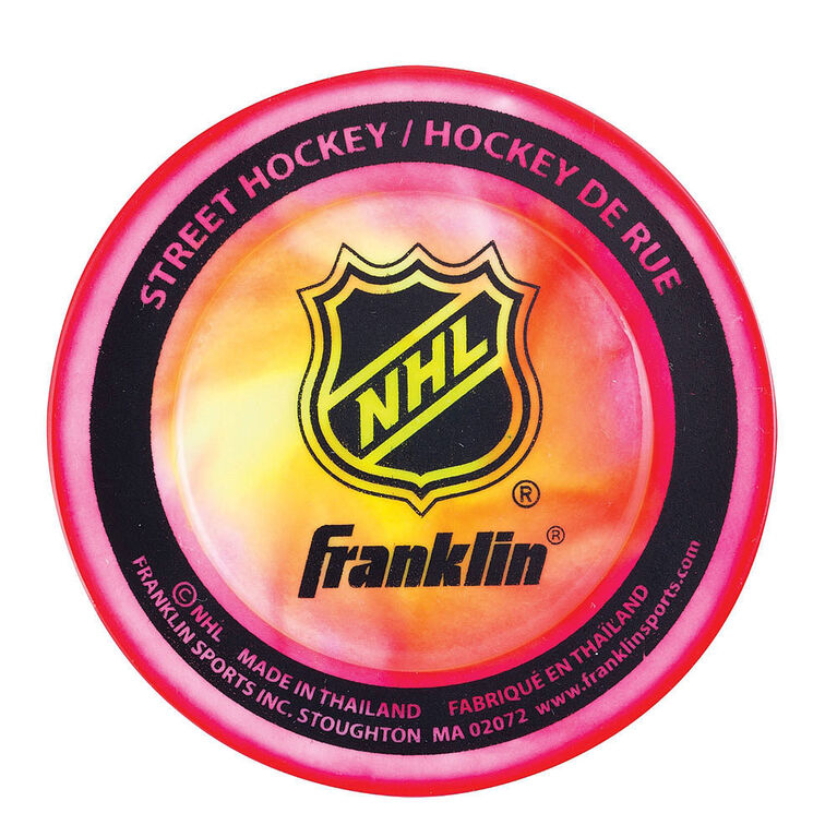 Rondelle de Hockey de rue de la NHL - rouge - Édition anglaise