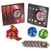 Bakugan Starter Pack 3-Pack, Pyrus Trunkaious, Collectible Action Figures
