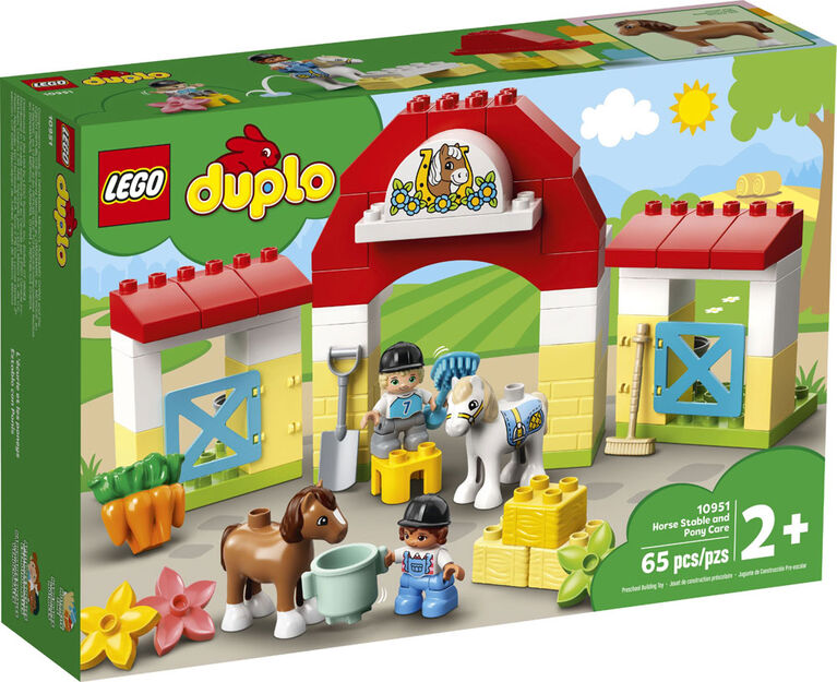 LEGO DUPLO Town L'écurie et les poneys 10951 (65 pièces)