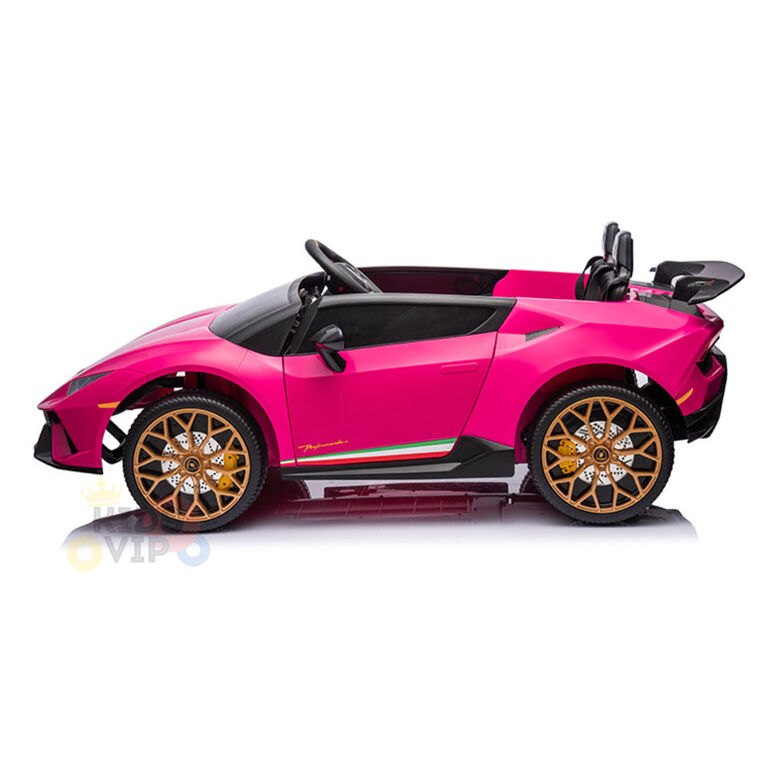 KidsVip 24V Lamborghini Huracan W/RC- Pink