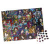500-Piece Jigsaw Puzzle with Foil Accents, Doll Girl Collage