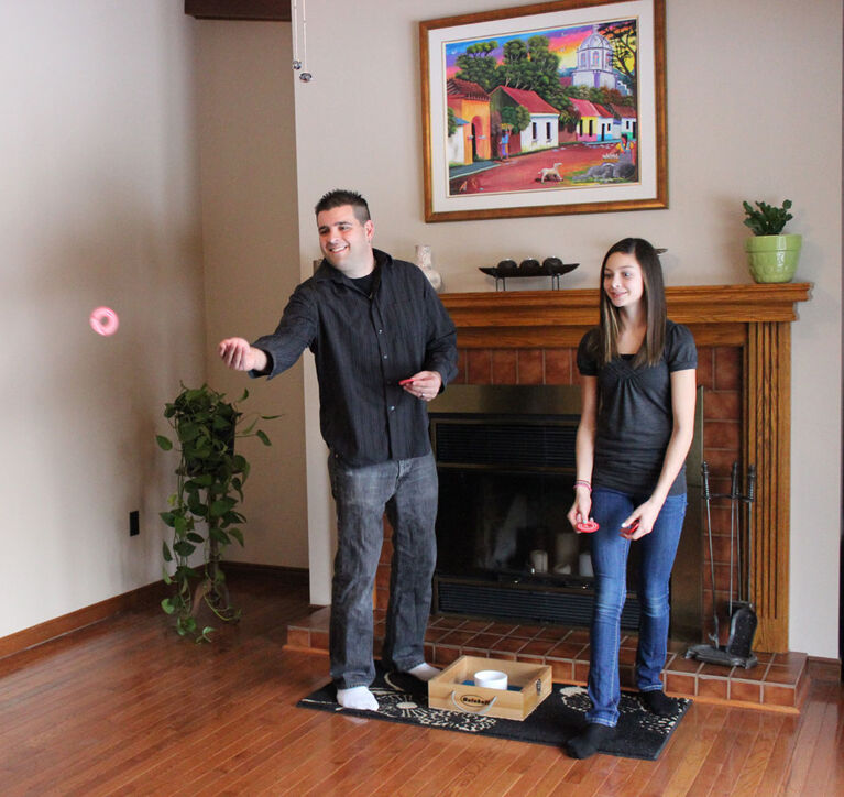 Jeu de lancer de rondelles Bolaball