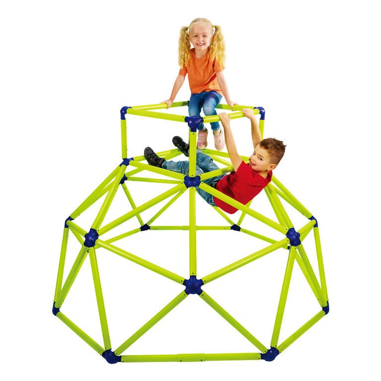 Eezy Peezy Climber With Top- Active Outdoor Fun For Kids 3 To 8 Years Old, Green/Blue