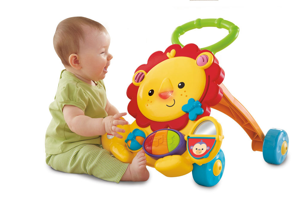 baby push walker lion