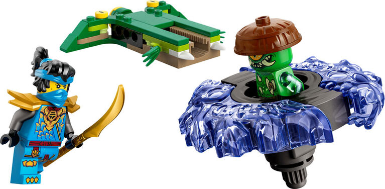 LEGO NINJAGO Nya vs. Mutation Monster Spinner Building Toy for Boys, Girls, & Kids, Ages 6+ - 71849
